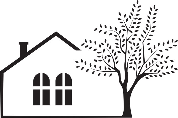 Amber Almond house and tree mark